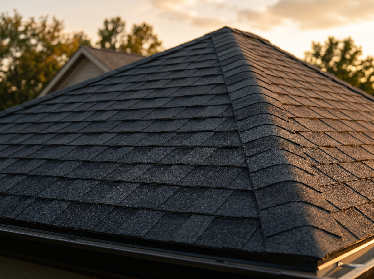 GAF architectural asphalt shingle roof installation on Tulsa residential home